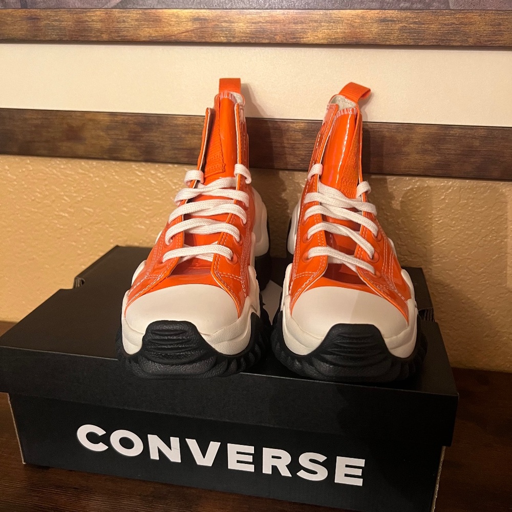 New Rare Converse Patent Leather Wedge